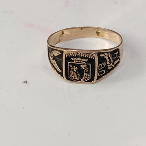 ANILLO DE GRADUACIÓN ORO 8 K 1,90 GRMS (SEMINUEVO)