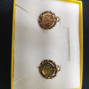 ARETES PAR ORO 8 K 4.7 GRMS (SEMINUEVO)