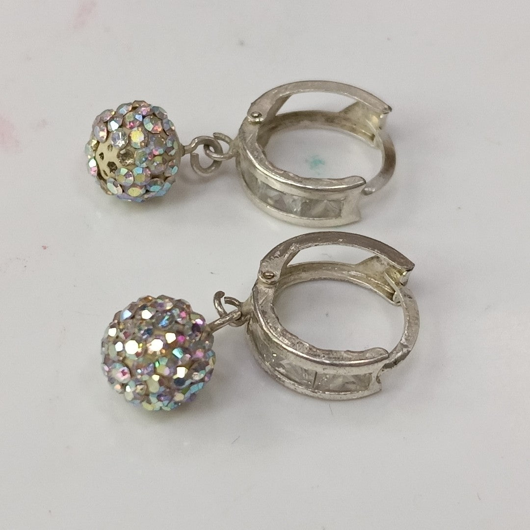 ARETES PAR PLATA 3 GRMS (SEMINUEVO)