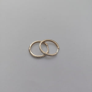 ARETES ARRACADAS C CIRCONIAS 14K 2 GR (NUEVO)
