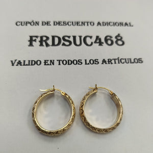 ARRACADAS PAR ORO 14 K 4,00 GRMS (SEMINUEVO)