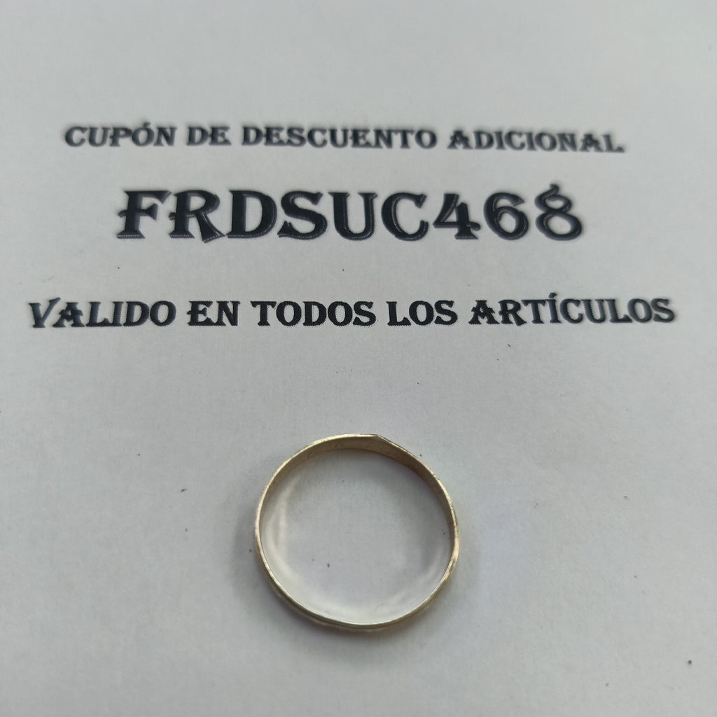 ARGOLLA ORO 10 K 1,50 GRMS (SEMINUEVO)