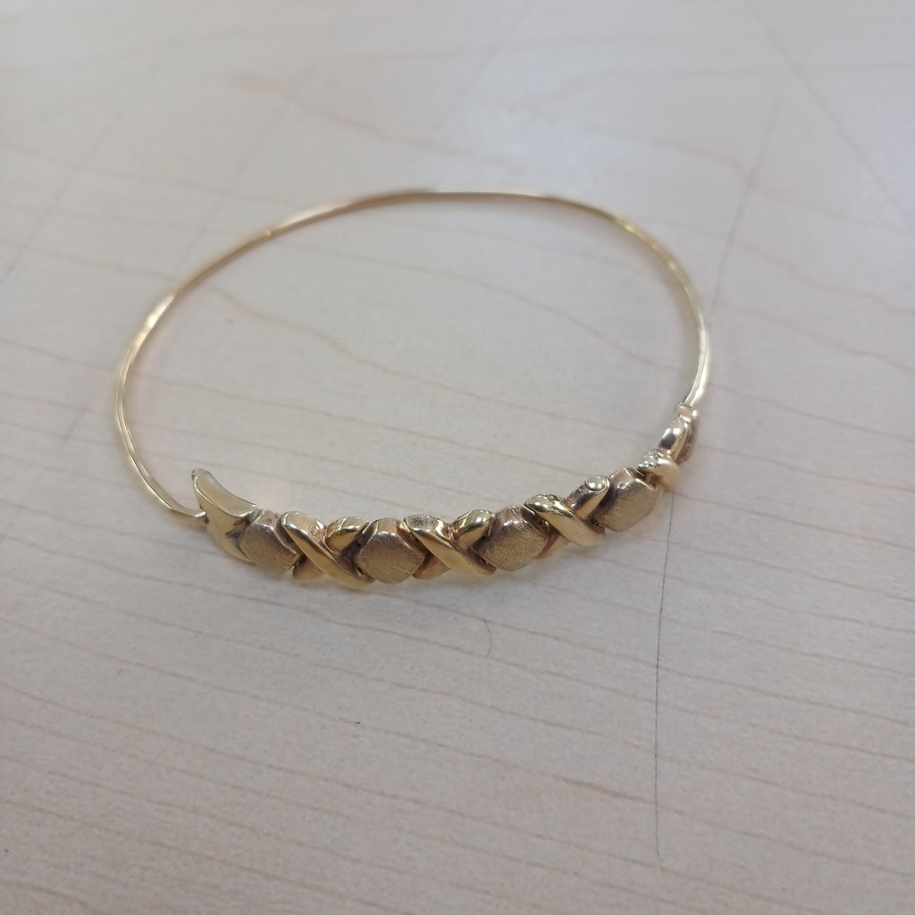 PULSERA RIGIDA ORO 14 K 7,40 GRMS (SEMINUEVO)