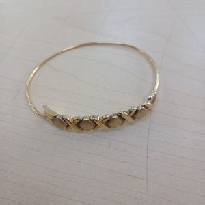 PULSERA RIGIDA ORO 14 K 7,40 GRMS (SEMINUEVO)