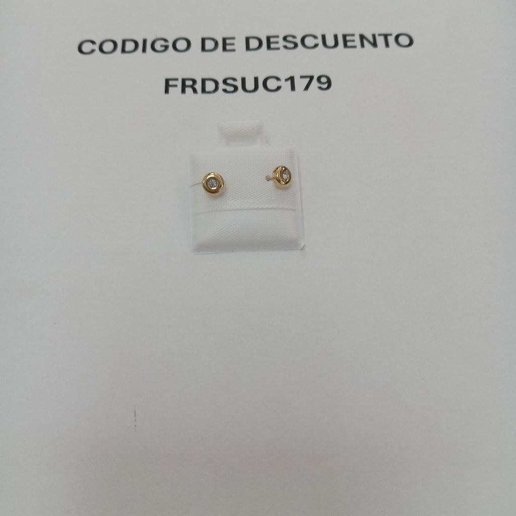 BROQUELES BROQUEL C CIRCONIA 14K 0.27 GR (NUEVO)