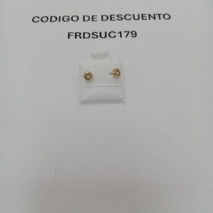 BROQUELES BROQUEL C CIRCONIA 14K 0.27 GR (NUEVO)