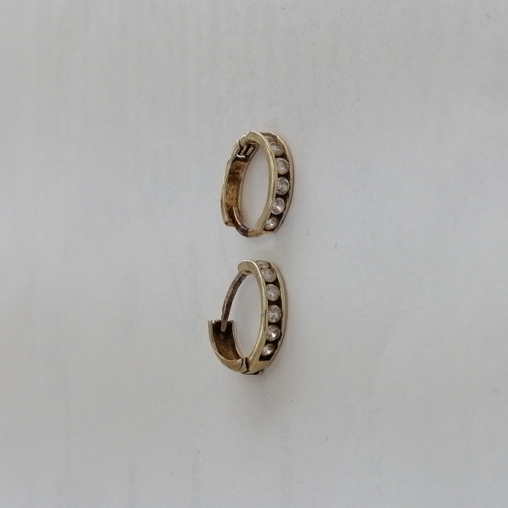 ARRACADAS PAR ORO 8 K 1 GRMS (SEMINUEVO)