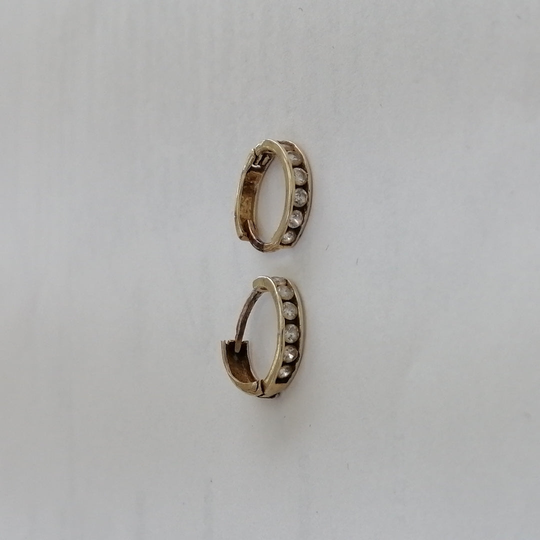 ARRACADAS PAR ORO 8 K 1 GRMS (SEMINUEVO)
