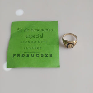 ANILLO ORO 10 K 6.6 GRMS (SEMINUEVO)