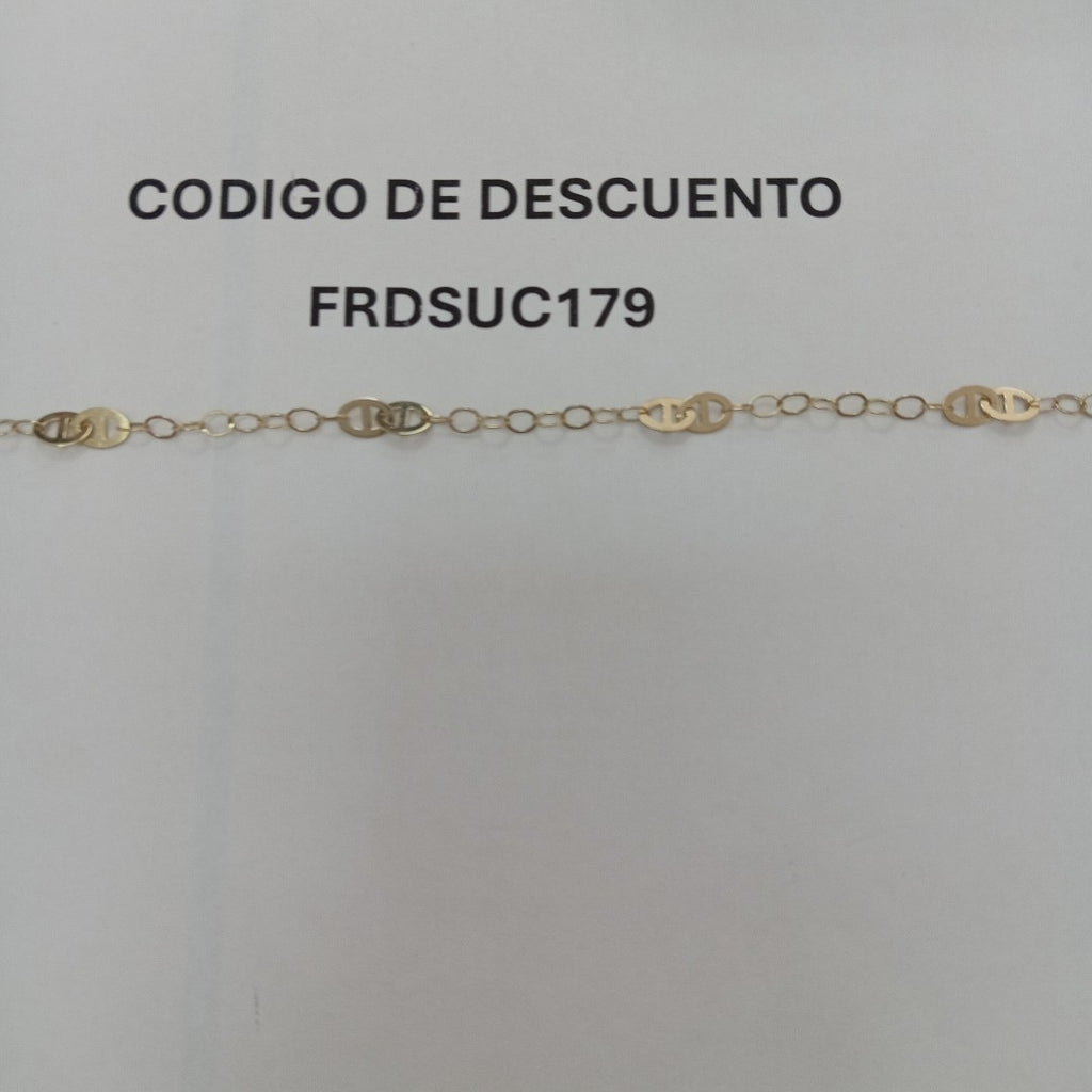 PULSERA ESPECIAL 14K 21 CM 1.9 GR (NUEVO)