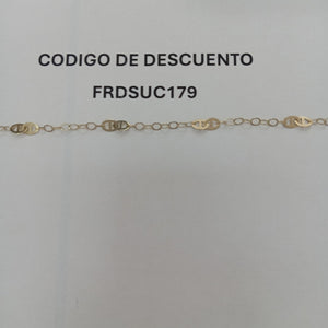 PULSERA ESPECIAL 14K 21 CM 1.9 GR (NUEVO)