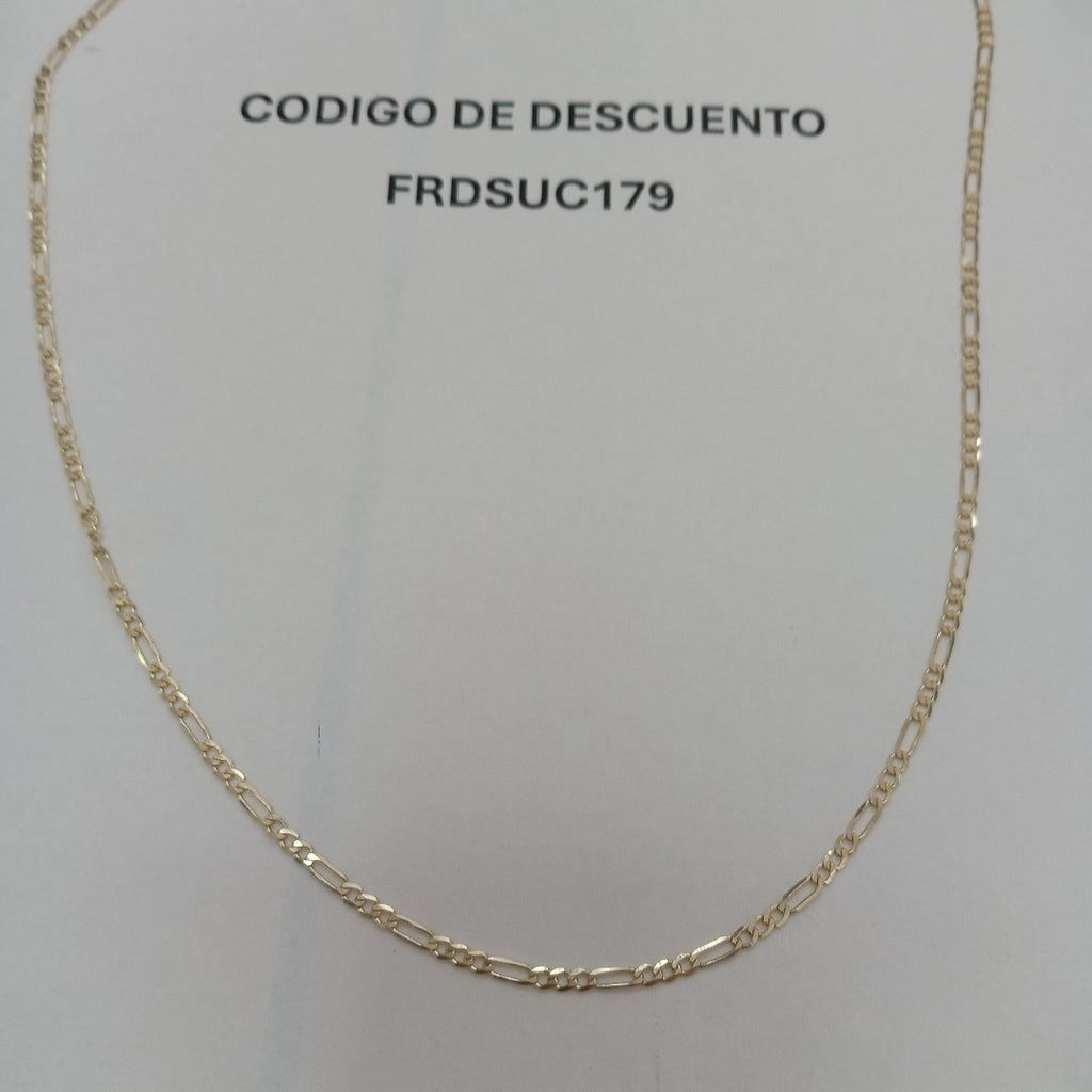 CADENA 3X1 14K 55 CM 4.9 GR (NUEVO)