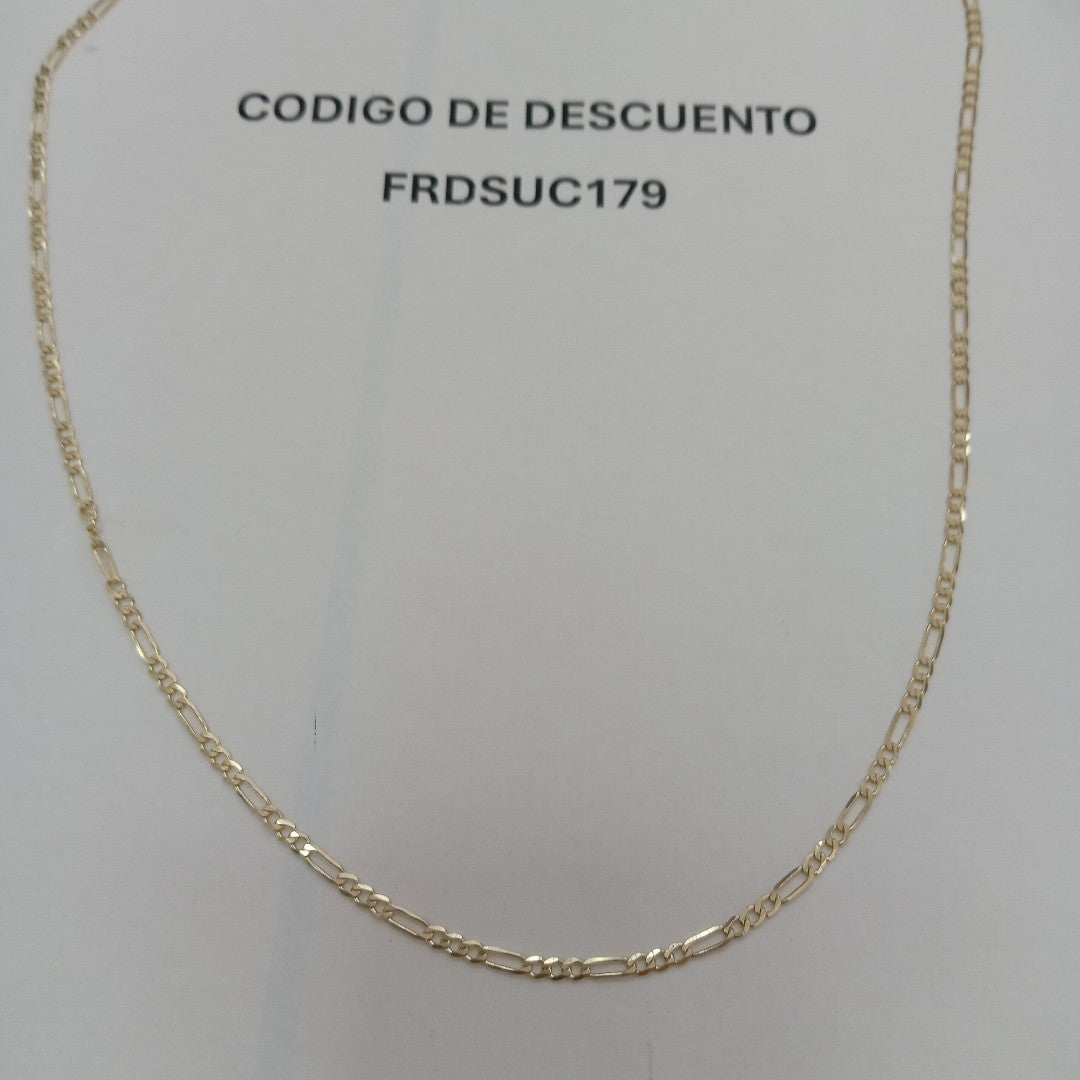 CADENA 3X1 14K 55 CM 4.9 GR (NUEVO)