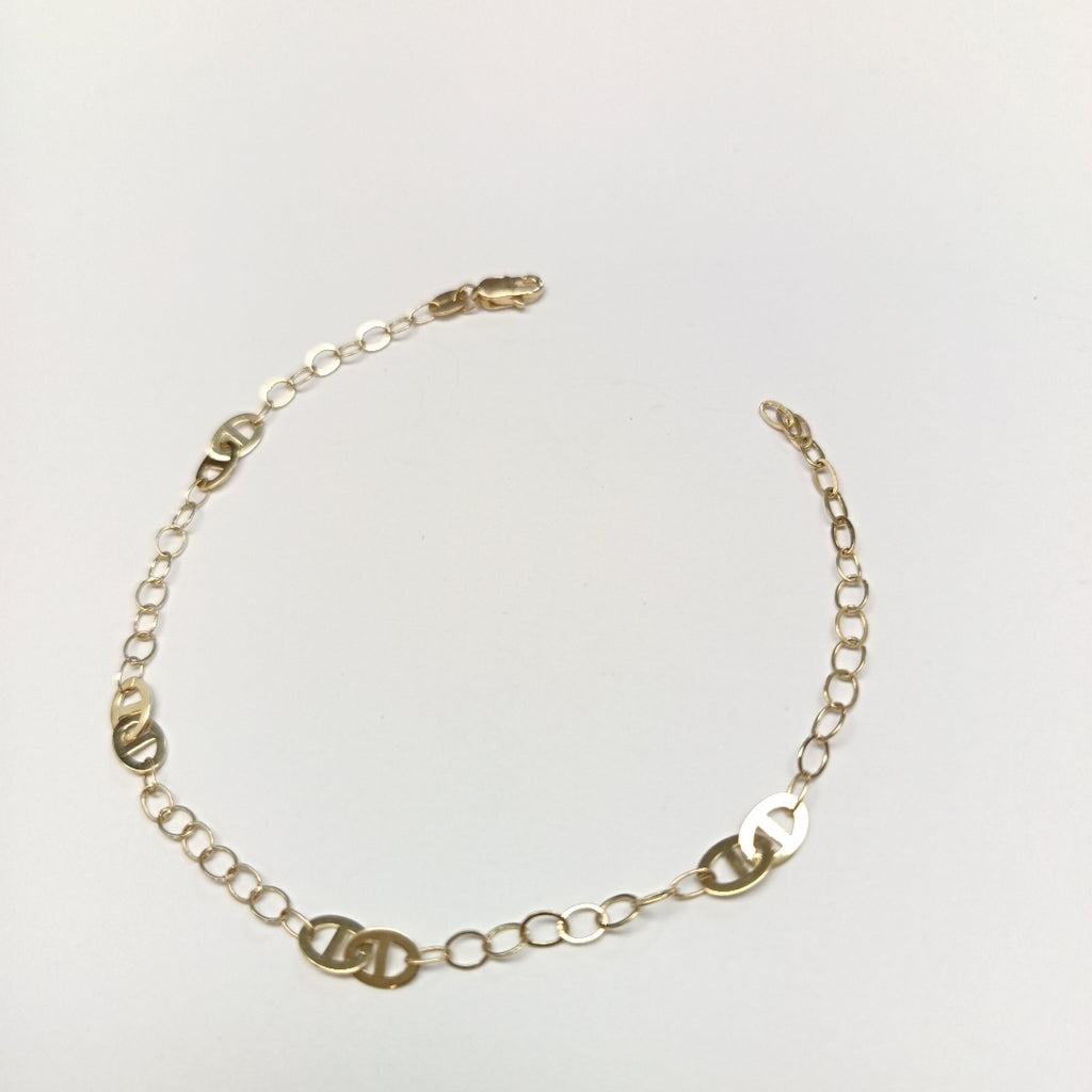 PULSERA ESPECIAL 14K 21 CM 1.8 GR (NUEVO)