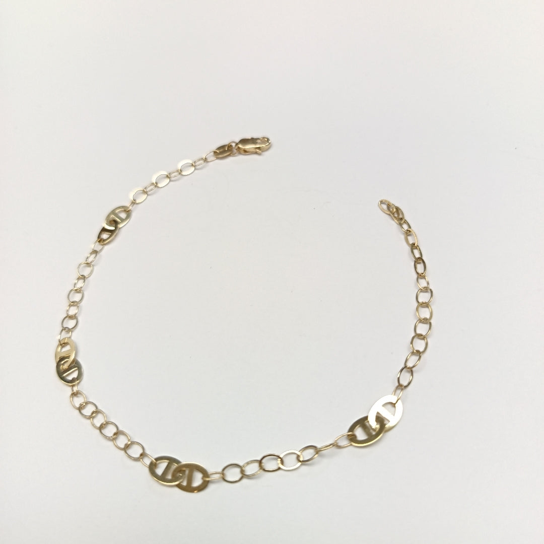 PULSERA ESPECIAL 14K 21 CM 1.8 GR (NUEVO)