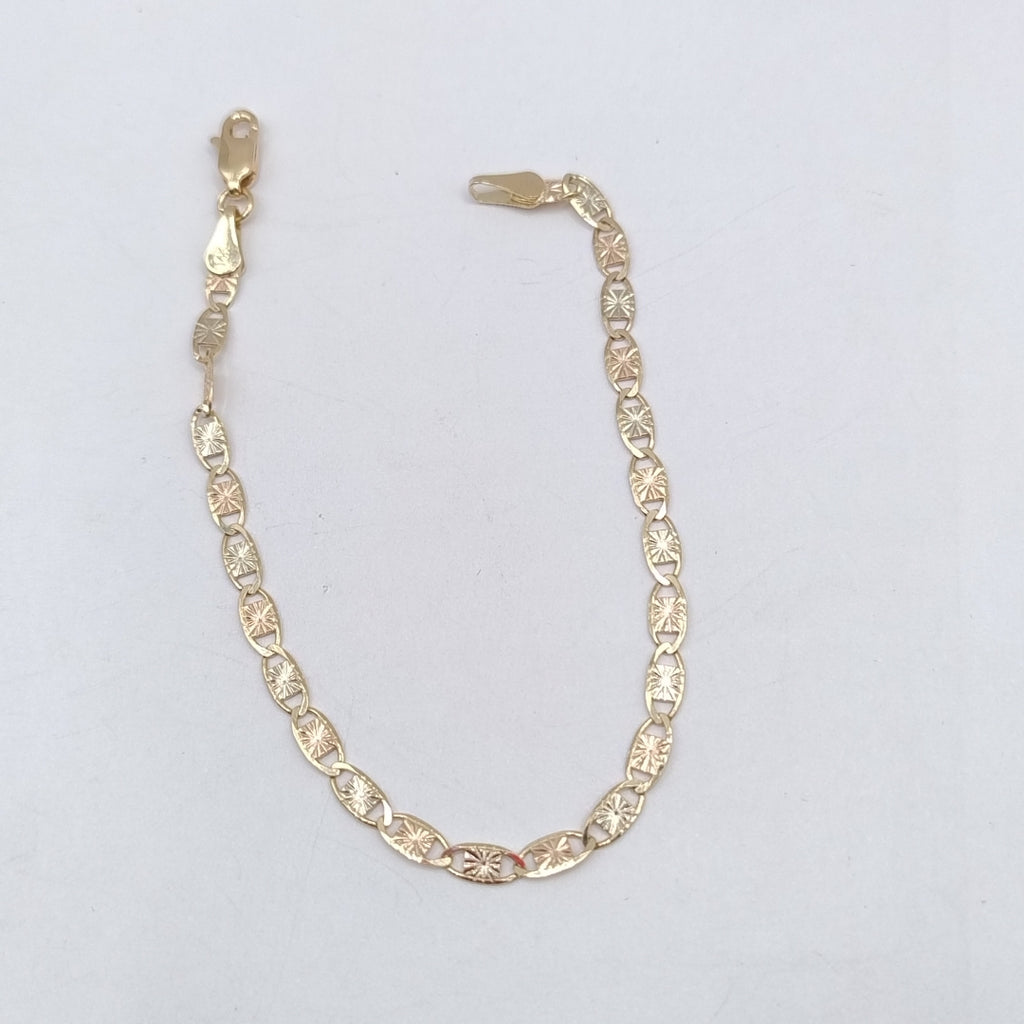 PULSERA GUCHI 14K 18 CM 3 GR (NUEVO)