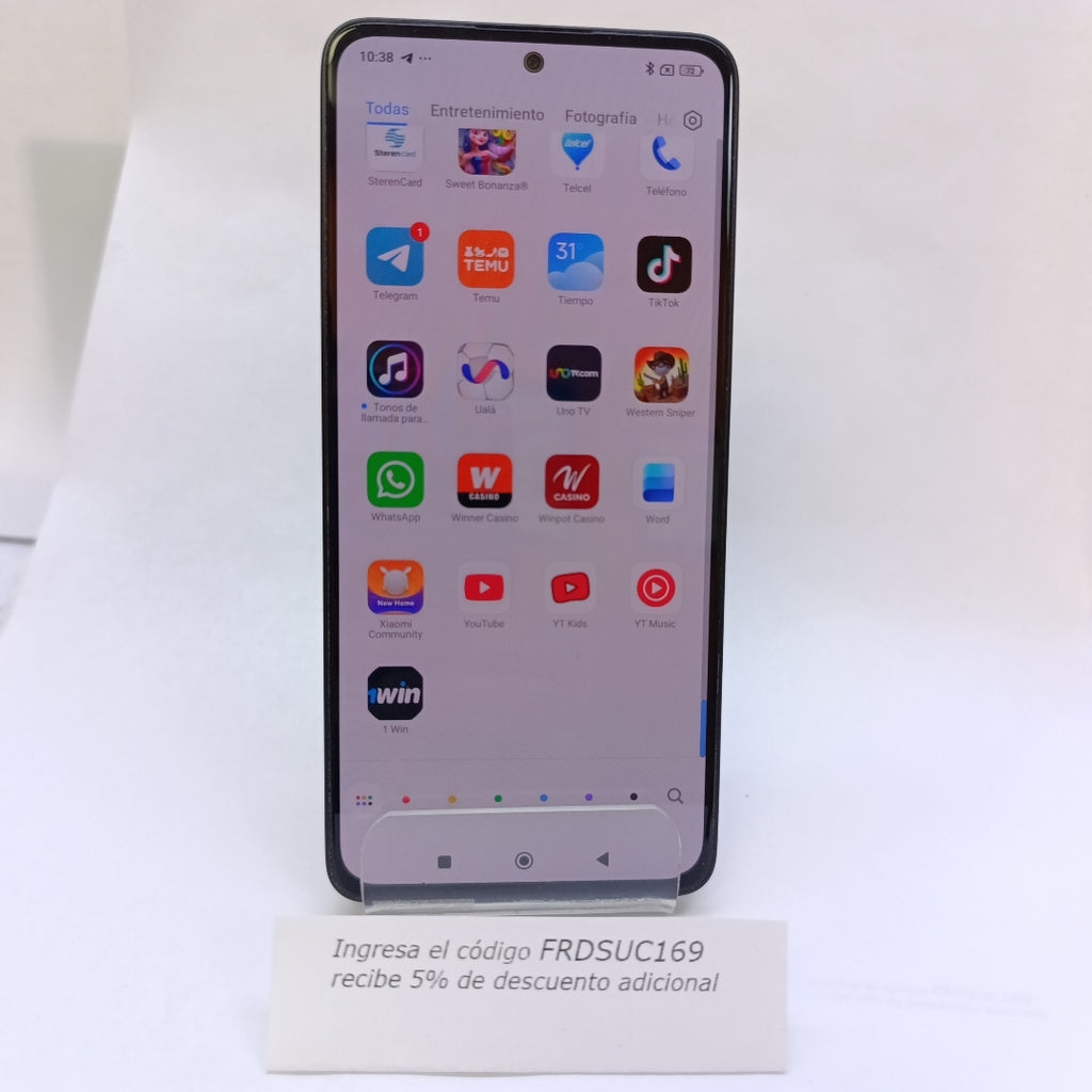 CELULAR XIAOMI REDMI NOTE 13 23129RA5FL (2024) 256 GB 8 GB RAM (SEMINUEVO)