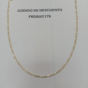 CADENA 3X1 14K 55 CM 5 GR (NUEVO)