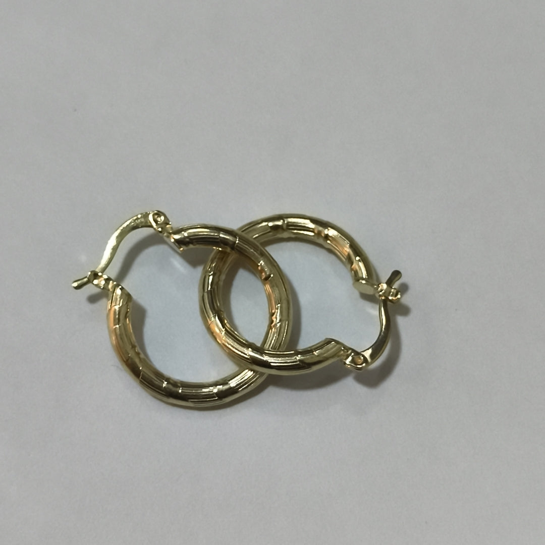 ARETES ARRACADAS 14K 2.6 GR (NUEVO)