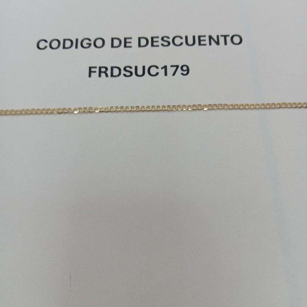 PULSERA BARBADA 14K 21 CM 2.3 GR (NUEVO)