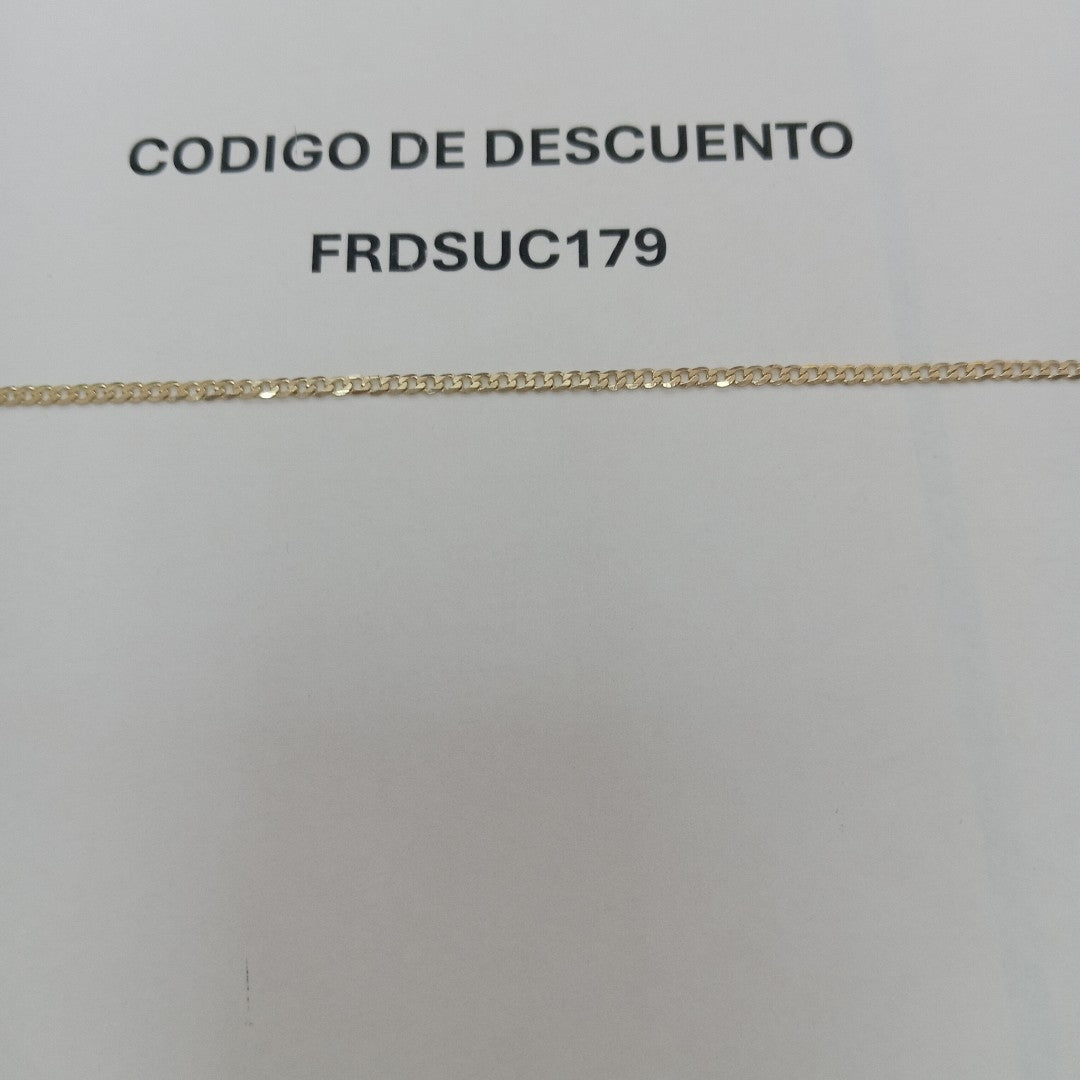PULSERA BARBADA 14K 21 CM 2.3 GR (NUEVO)