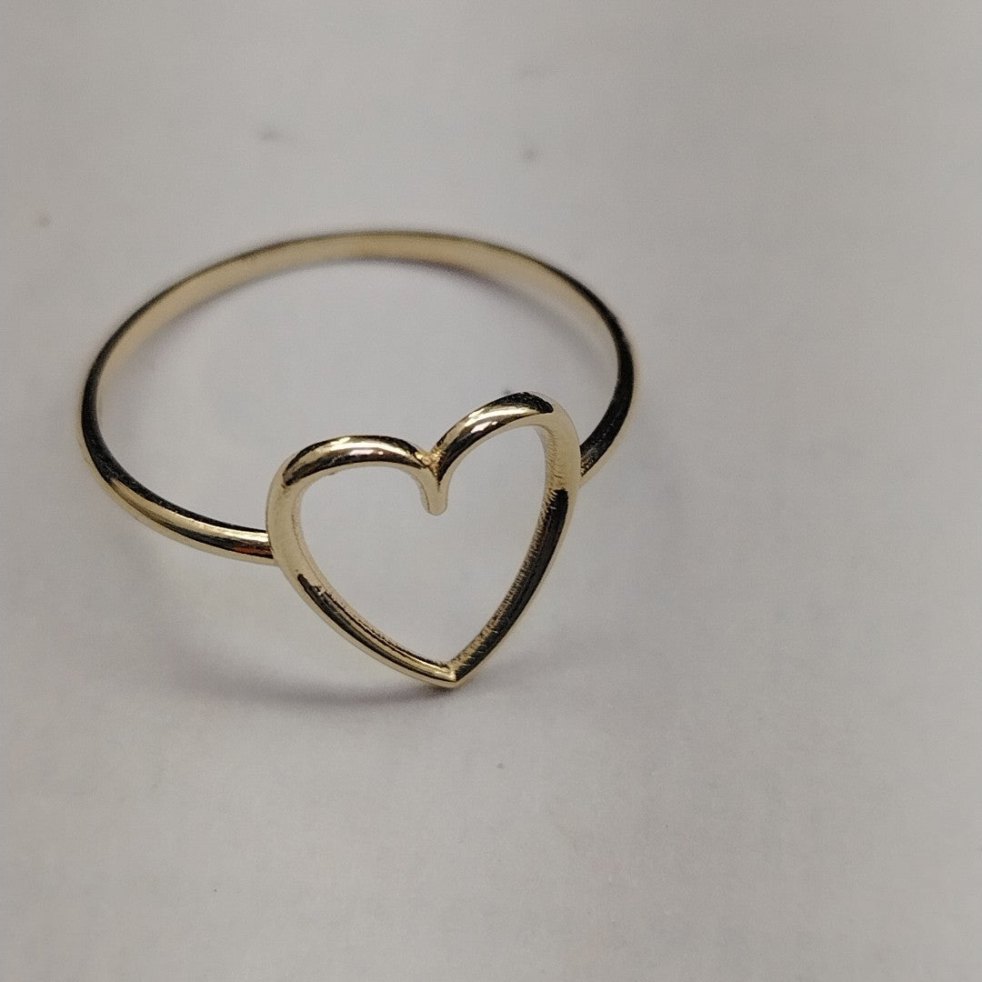 ANILLOS ANILLITO FIG CORAZON 10K TALLA 9 0.9 GR (NUEVO)