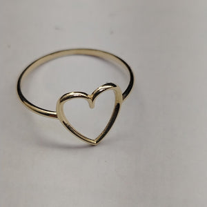 ANILLOS ANILLITO FIG CORAZON 10K TALLA 9 0.9 GR (NUEVO)
