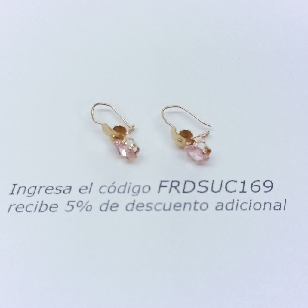 ARETES PAR ORO 10 K 0,80 GRMS (SEMINUEVO)
