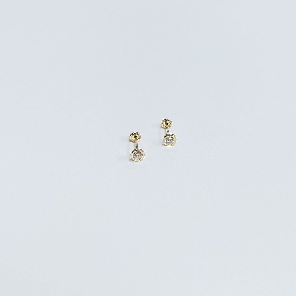 BROQUELES BROQUEL C CIRCONIA 14K 0.1501 GR (NUEVO)