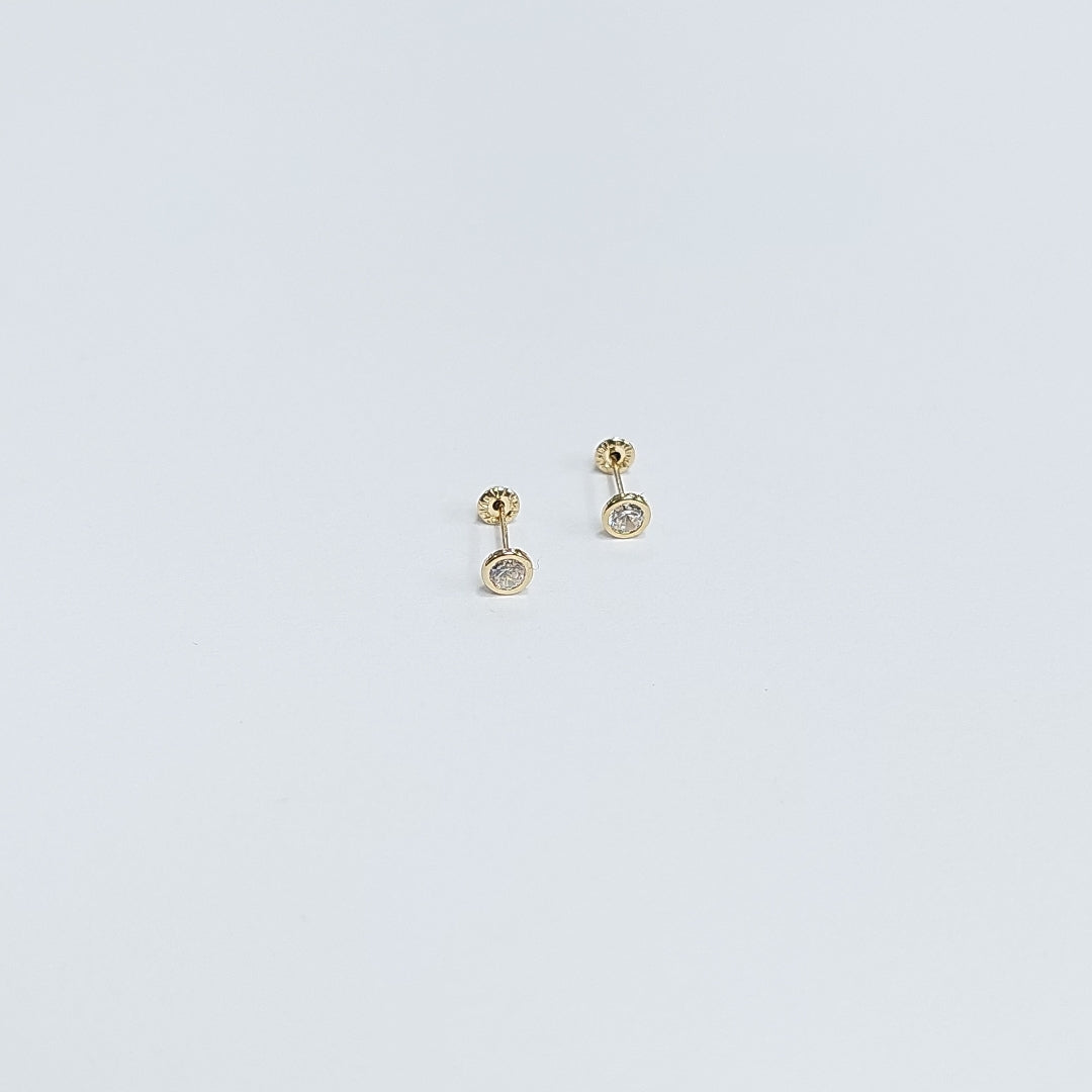 BROQUELES BROQUEL C CIRCONIA 14K 0.1501 GR (NUEVO)