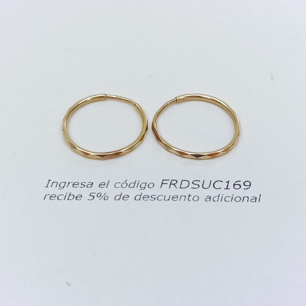 ARRACADAS PAR ORO 10 K 0,90 GRMS (SEMINUEVO)