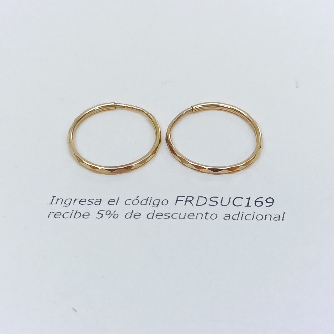 ARRACADAS PAR ORO 10 K 0,90 GRMS (SEMINUEVO)