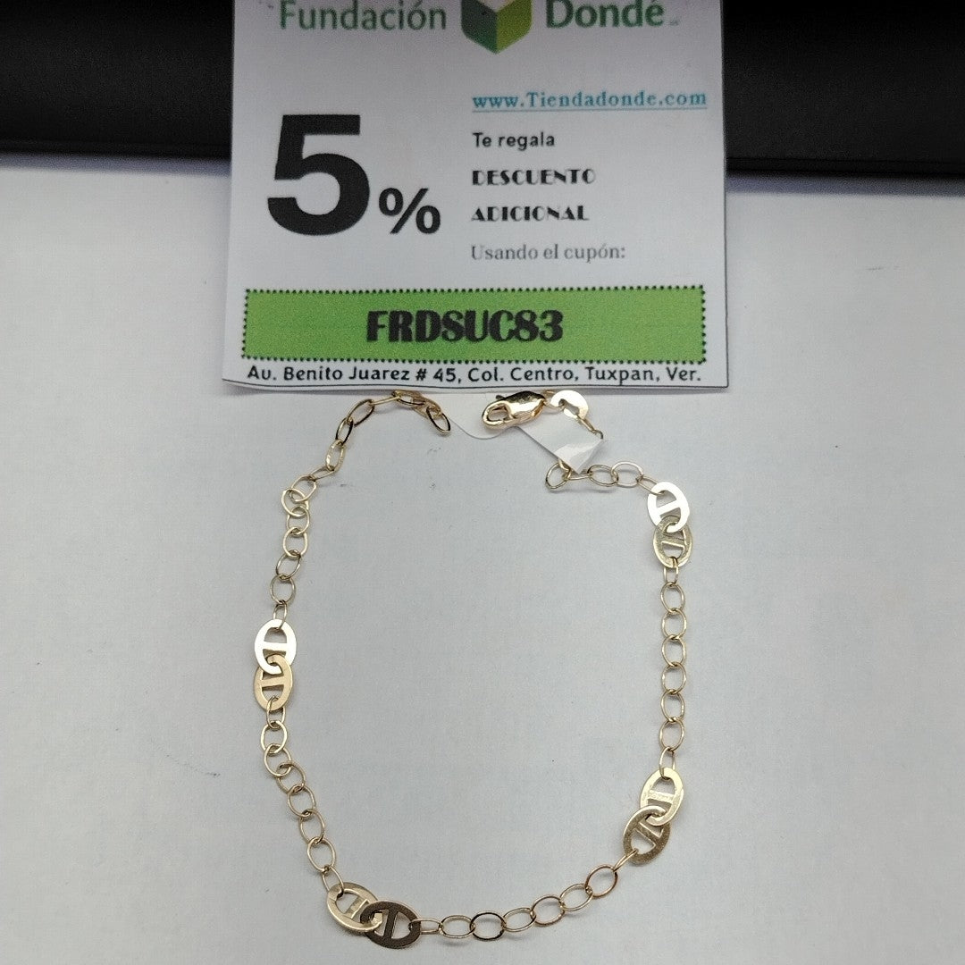 PULSERA ESPECIAL 14K 21 CM 1.8 GR (NUEVO)