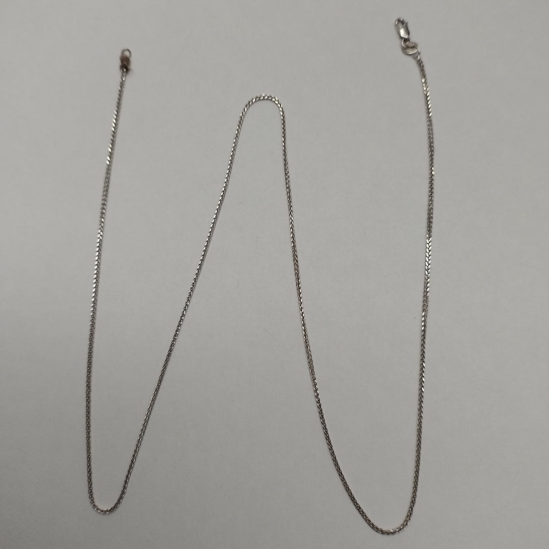 CADENA ORO, ORO BLANCO 14 K 2.5 GRMS (SEMINUEVO)