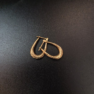 ARRACADAS PAR ORO 14 K 1.1 GRMS (SEMINUEVO)