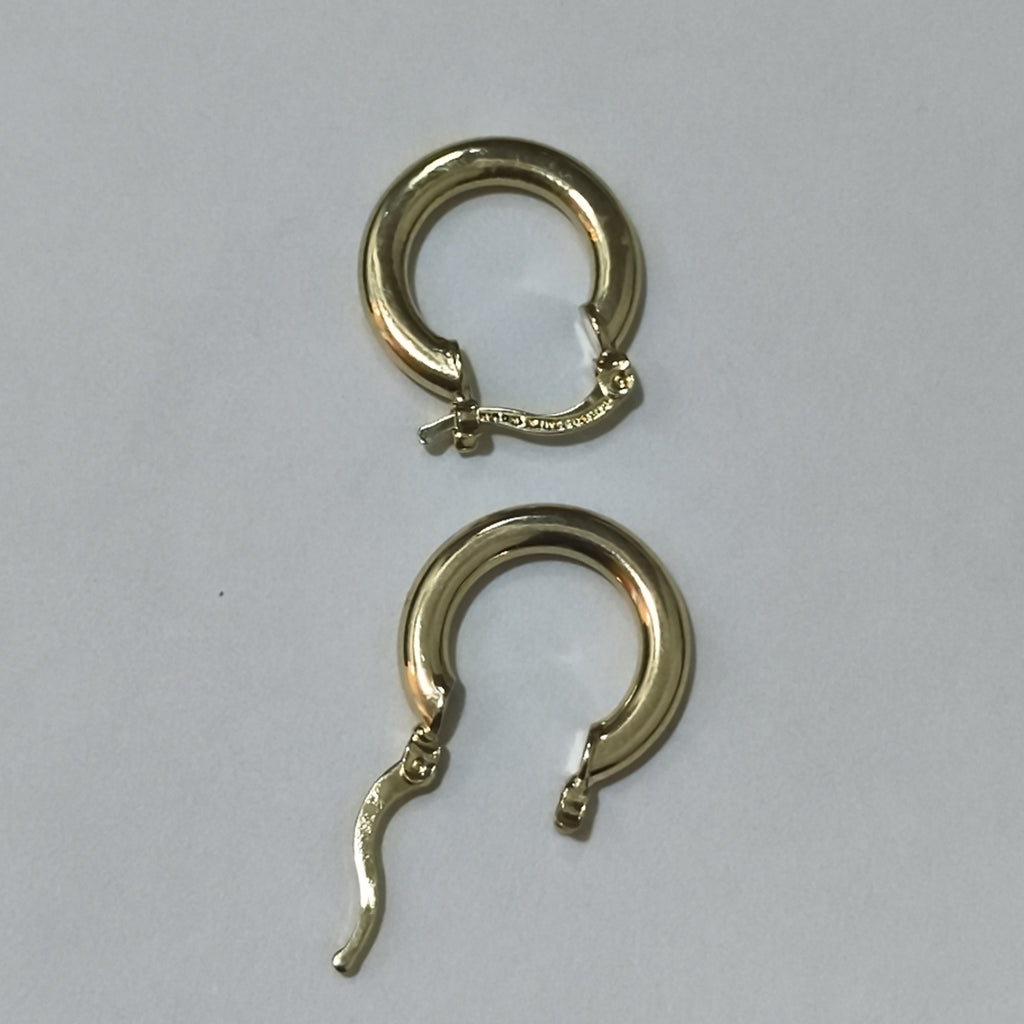ARETES ARRACADAS 14K 1.6 GR (NUEVO)