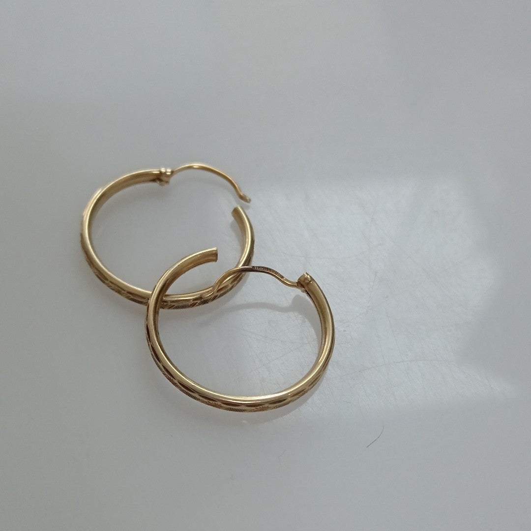 ARRACADAS PAR ORO 10 K 1.9 GRMS (SEMINUEVO)