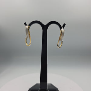 ARRACADAS PAR ORO,ORO COMBINADO 14 K 1,70 GRMS (SEMINUEVO)