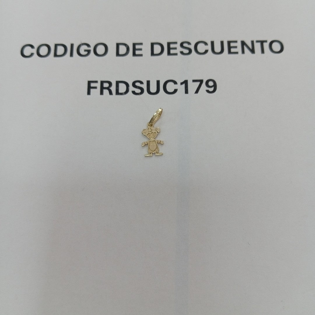 DIJE NIÑA 10K 0.3 GR (NUEVO)