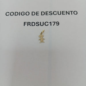 DIJE NIÑA 10K 0.3 GR (NUEVO)