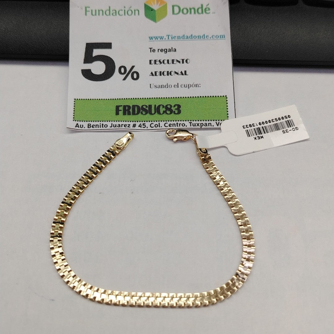 PULSERA ESPECIAL 10K 18 CM 3.4 GR (NUEVO)