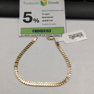 PULSERA ESPECIAL 10K 18 CM 3.4 GR (NUEVO)