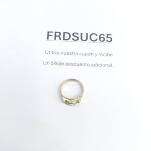 ANILLO ORO 10 K 3,40 GRMS (SEMINUEVO)