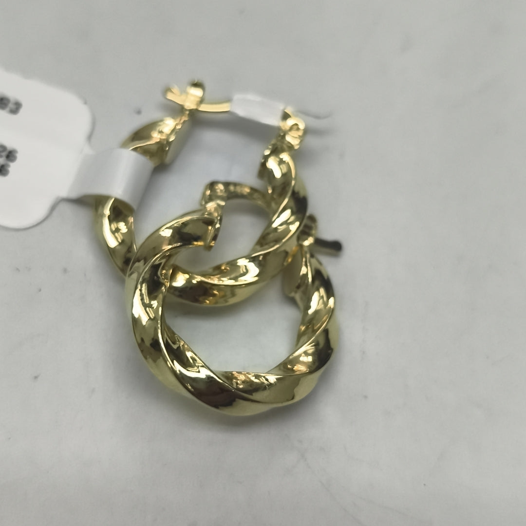 ARETES ARRACADA TORZAL 14K 1.9 GR (NUEVO)