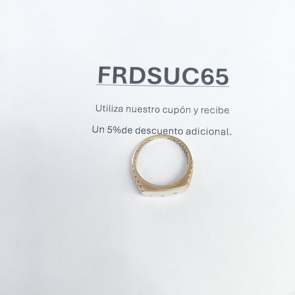 ANILLO ORO 10 K 4.3 GRMS (SEMINUEVO)