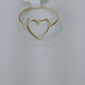 ANILLOS ANILLITO FIG CORAZON 10K TALLA 8 0.8 GR (NUEVO)