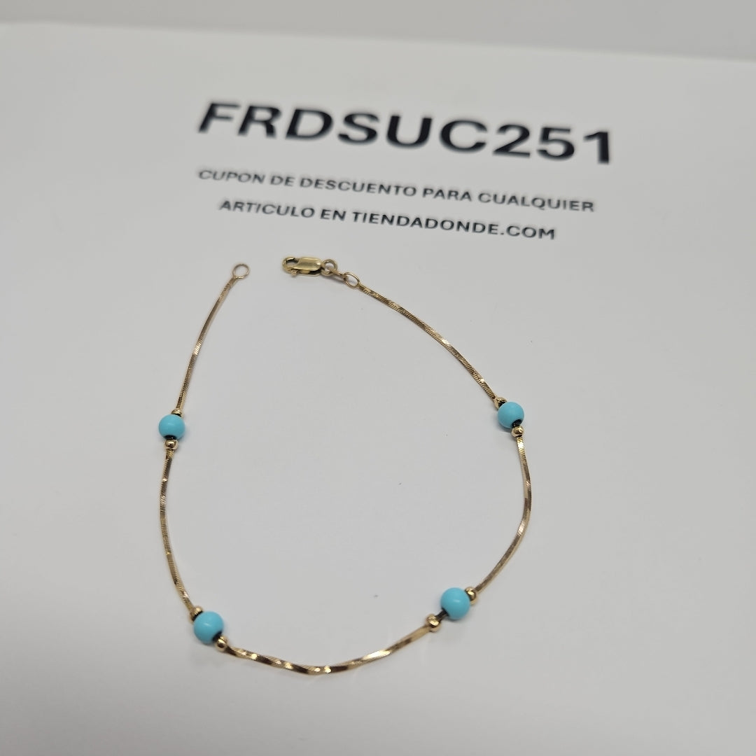 PULSERA ORO 14 K 2.2 GRMS (SEMINUEVO)