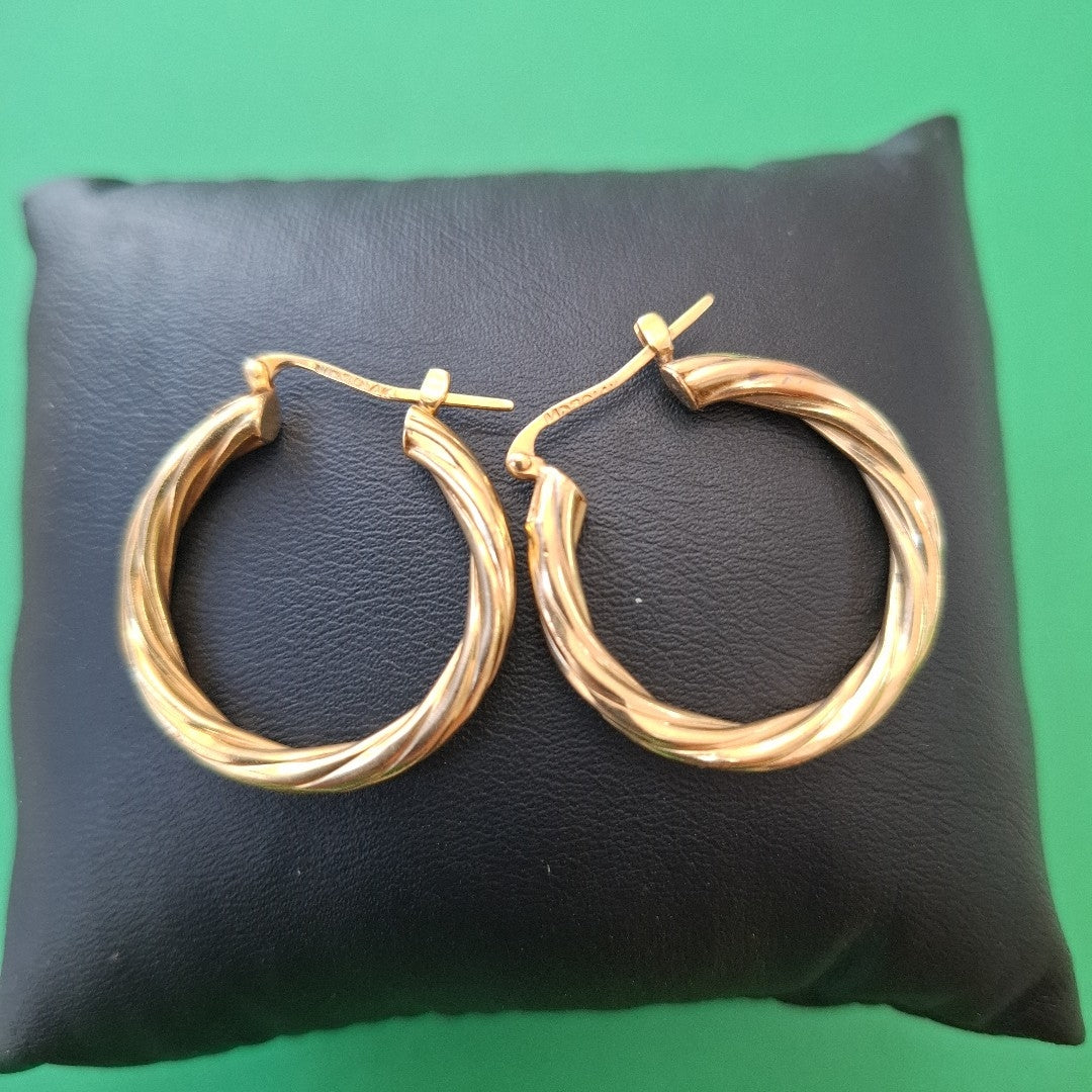ARRACADAS PAR ORO 14 K 5,00 GRMS (SEMINUEVO)