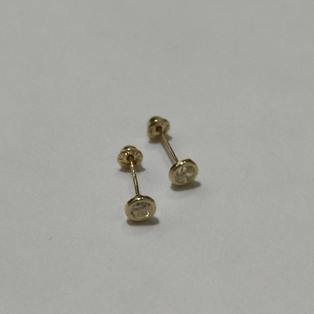 BROQUELES BROQUEL C CIRCONIA 14K 0.1501 GR (NUEVO)