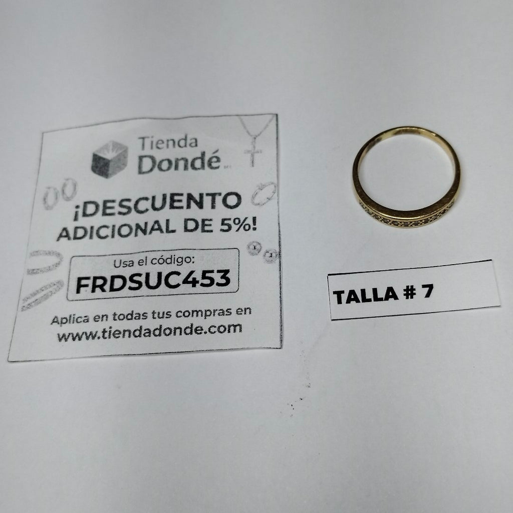 ARGOLLA ORO 14 K 2 GRMS (SEMINUEVO)